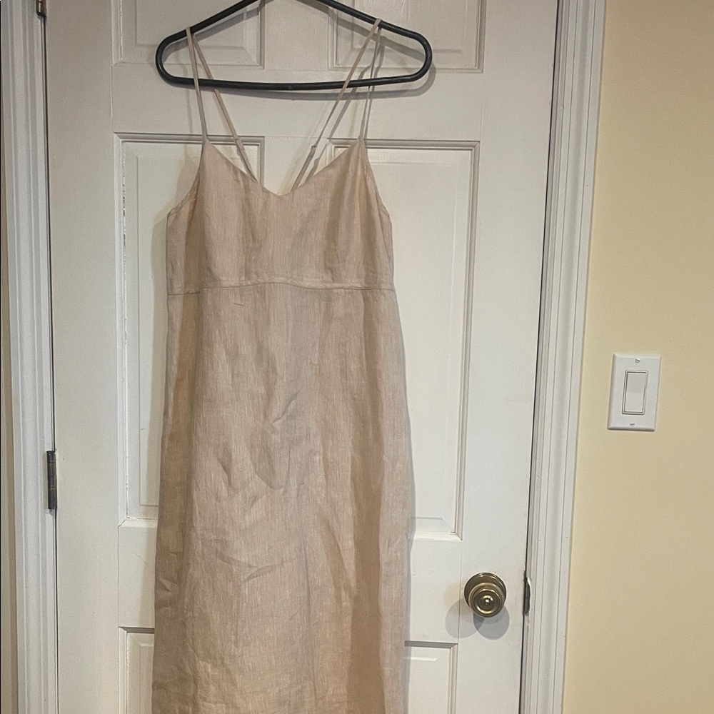 Old Navy Cream Strappy Dress